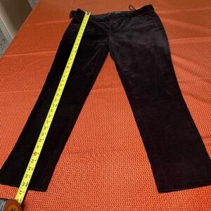 Ralph Lauren Womens Pants Brown Size 2 Corduroy Straight Legs Cotton Blend
